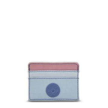 Kipling Cardy Card Holder Taske Lyseblå Lyserød | DK 2054BE